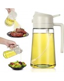 Спрей бутилка двойно пръскане и наливане олио оцет 470 мл